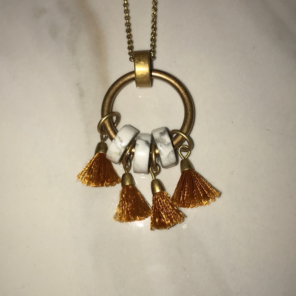 Madewell Long Tassel Necklace
